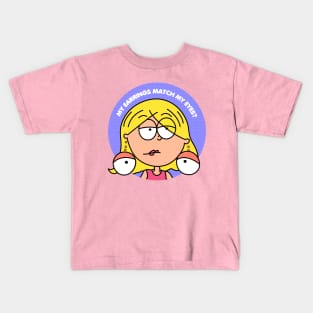 Earrings's Eyes Kids T-Shirt